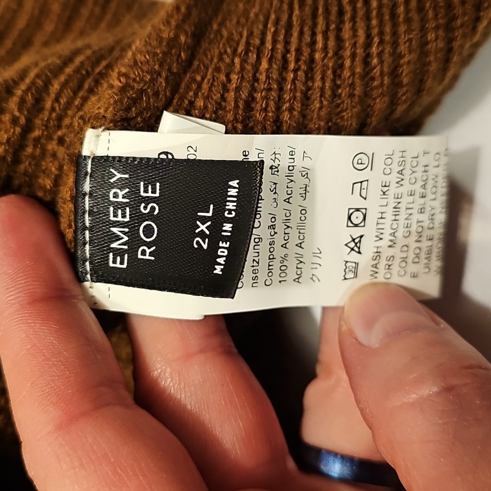 Balloon Sleeve Knit Sweater Dress - Picture 3 of 5